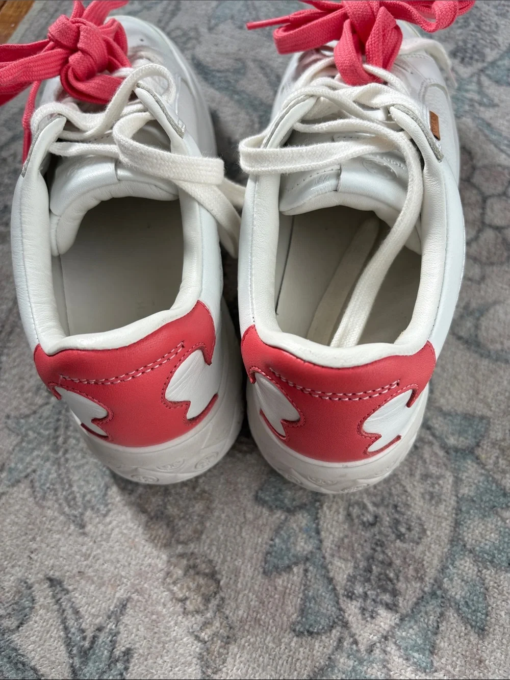 Tory Burch ladybug white sneakers